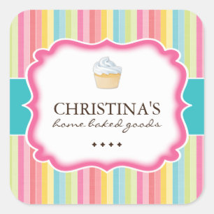 Cute Cupcake Stickers