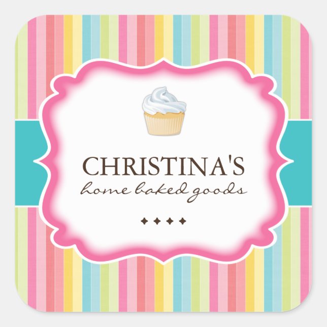 Cute Cupcake Stickers (Front)