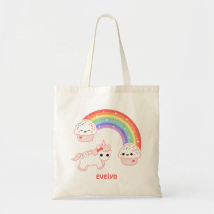 Cute Cupcake Unicorn Tote Bag