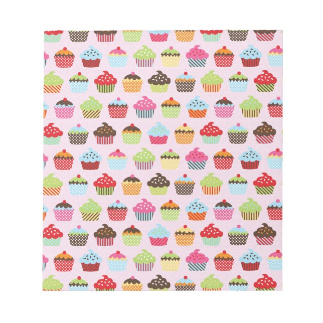Cute Cupcakes Notepad (Front)