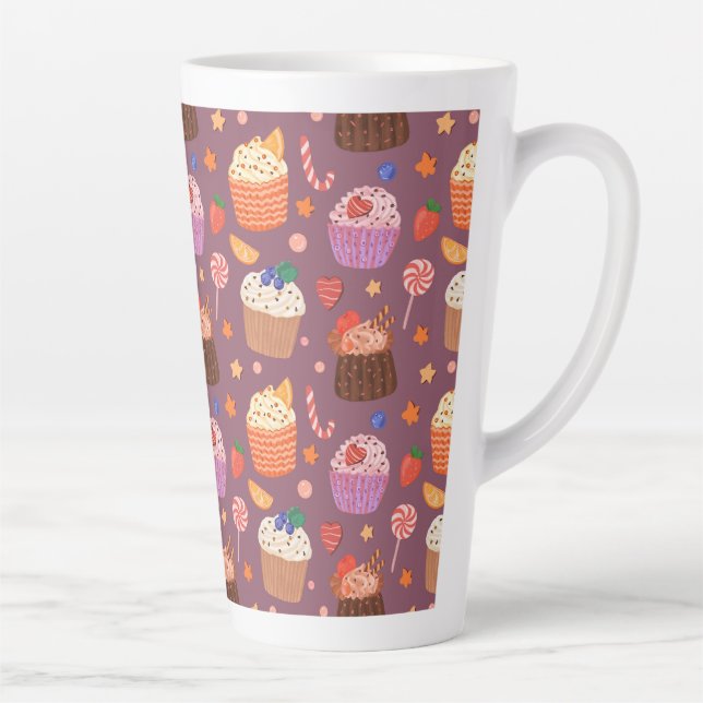 Cute cupcakes pattern coffee mug (Right)