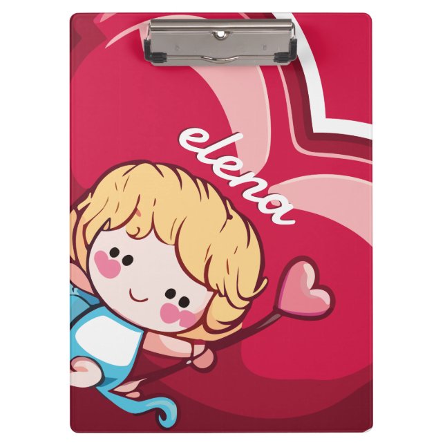 Cute Cupid Clipboard (Front)