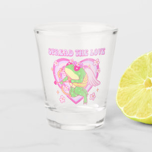Cute Cupid Frog - Spread the Love Shot Glass