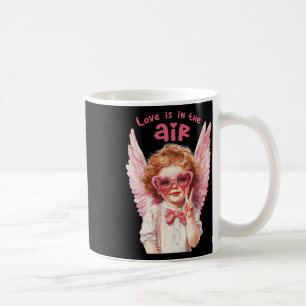 Cute Cupid Loves Is In The Air Happy Valentine App Coffee Mug