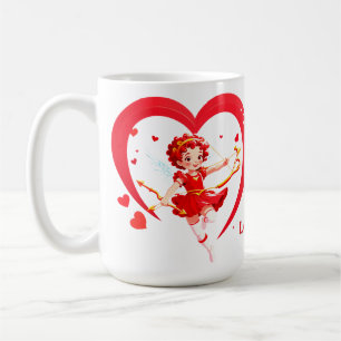Cute Cupid With Bow And Arrow Coffee Mug