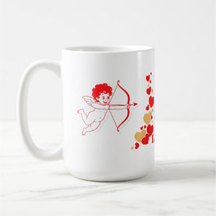Cute Cupid With Bow And Arrow Coffee Mug