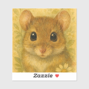 Cute curious little mouse