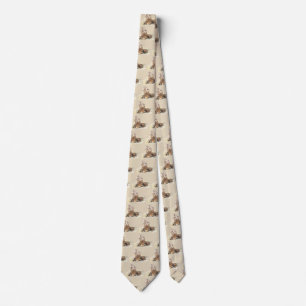 Cute Curious Seals, Watercolor Animals Tie