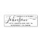 Cute Custom Address Stamp With Script Font