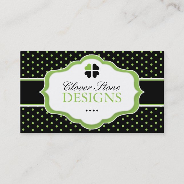 Cute Custom Business Card (Front)