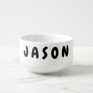 Cute Custom Child Name Bowl