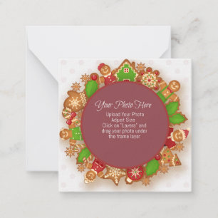 Cute Custom Christmas Note Card