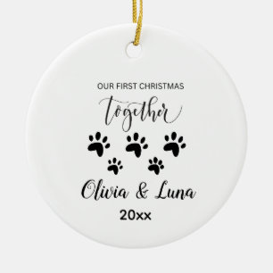Cute Custom Coffee Cup for Kitten Lovers Ceramic Ornament
