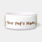 Cute Custom Dog Bowl