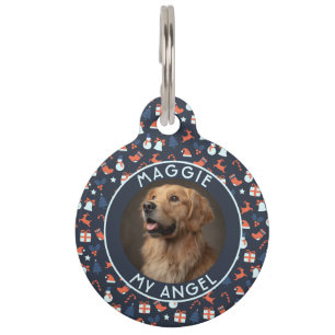 Cute Custom Dog Gift Xmas Pet Tag