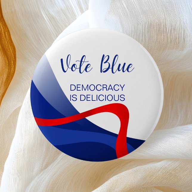Cute Custom Elegant Democratic Party  6 Cm Round Badge (Creator Uploaded)