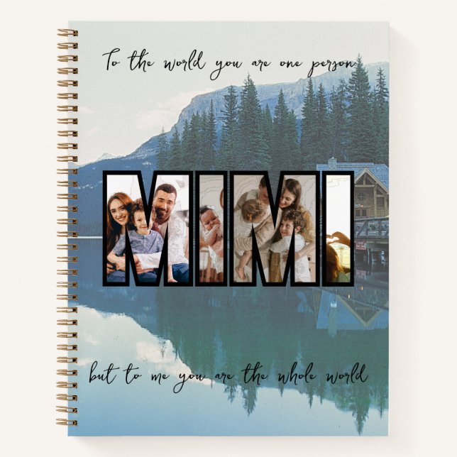 Cute Custom  Family Photo Journals  (Front)