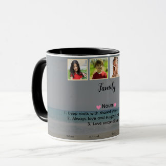 Cute Custom Family Photo Mug