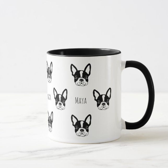 Cute custom french bulldog mug (Right)