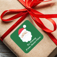 Cute Custom From Santa Claus Green Christmas Gift