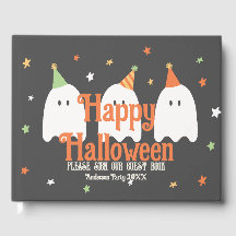 Cute Custom Green Orange Ghost