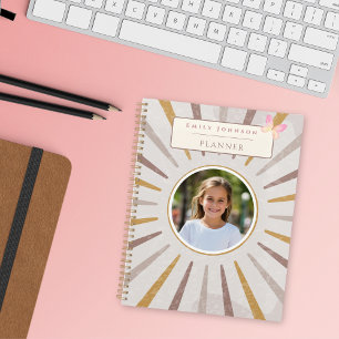 Cute Custom Kid Name & Photo Quote  Planner