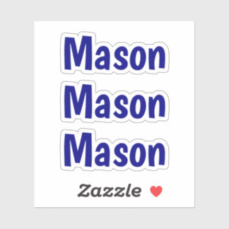 Cute Custom Kids Navy Blue Name