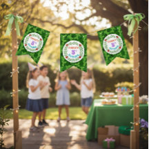 Cute Custom Ladybug & Leaf 5th Birthday