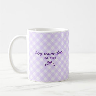 Cute Custom Name Bow Pattern Coffee Mug