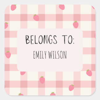 Cute Custom Name Label