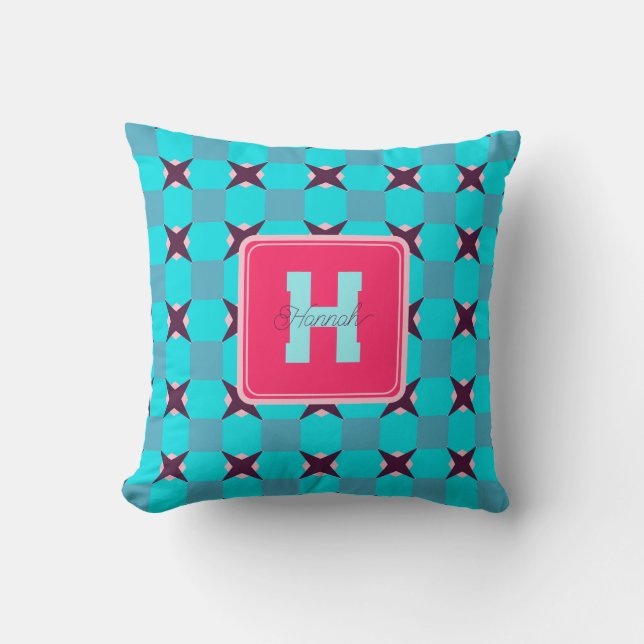 Cute Custom Name Pillow for Bridal Shower Gift (Front)