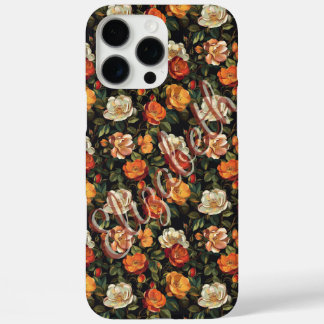Cute Custom Name Rose iPhone 16 Pro Max Case