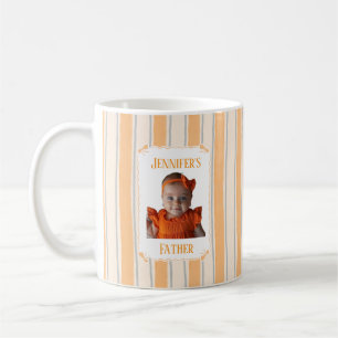 Cute Custom Name Stripes Coffee Mug