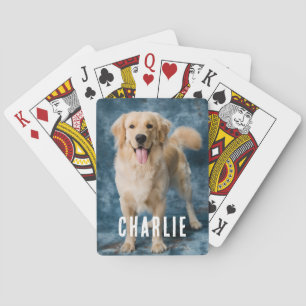 Cute Custom Pet Labrador Retriever Animal Playing Cards
