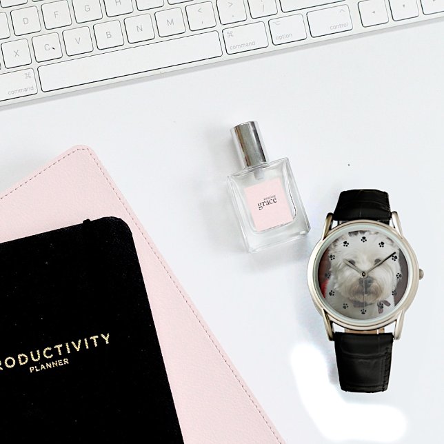 Cute Custom Pet Photo Wrist Watch (Creator Uploaded)