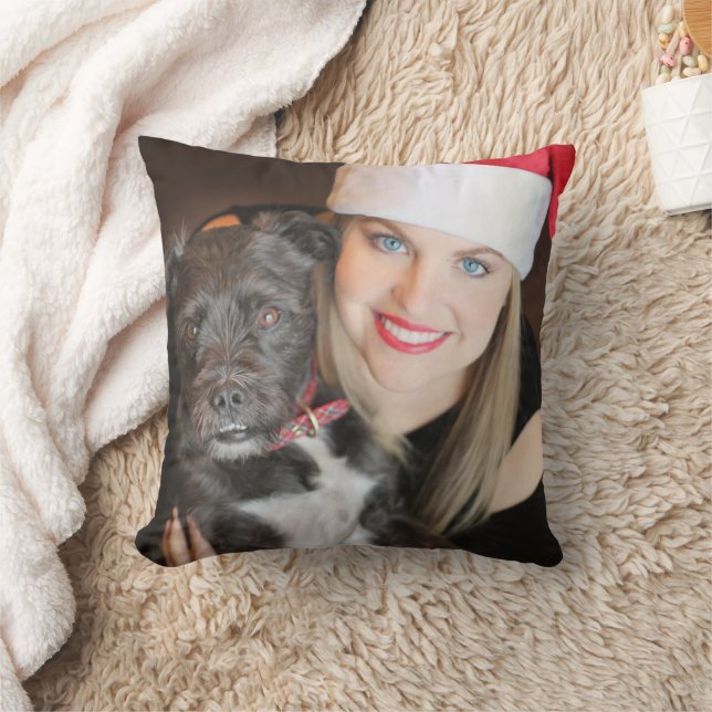 Cute Custom Photo Double Sided  Cushion (Blanket)