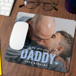 Cute Custom Photo Keepsake DADDY Gift Mouse Pad<br><div class="desc">Modern Custom Photo Mousepad with the text 'There's no one quite like DADDY' featuring a combination of script and sans typography and a cute little heart. Personalise with the name of whom it's from. This mousepad would work for any special family member (grandpa, uncle, brother or nephew). A precious keepsake...</div>