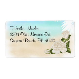 Cute Custom Sandy Light Address Labels