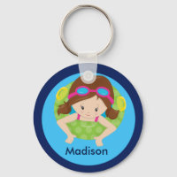 Cute Custom Swim Girl