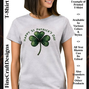 Cute Custom Text St Patrick’s Day 04 Irish Party T-Shirt