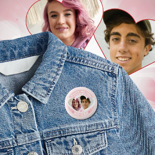 Cute Custom Valentines Photo 3 Cm Round Badge