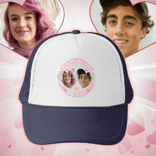 Cute Custom Valentines Photo  Trucker Hat