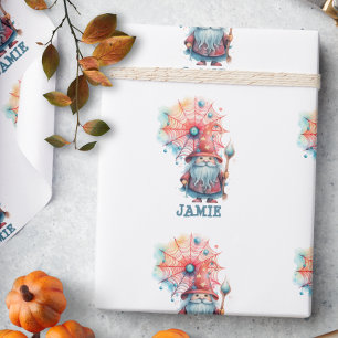 Cute Custom Wizard Trick or Treat Halloween Candy Wrapping Paper