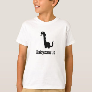 Cute customisable babysaurus Family Dinosaur T-Shirt