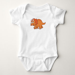 Cute Customisable Dinosaur Baby Bodysuit