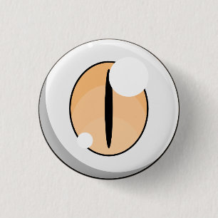 Cute Customisable Ghost Eyeball Button