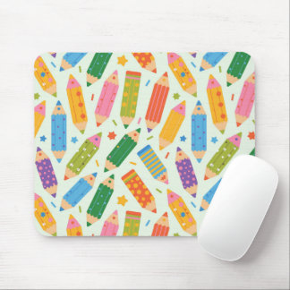 Cute Customisable Pencil Print Mouse Pad