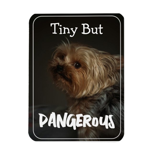 Cute Customisable Personalised Terrier Dog Mum Pet Magnet (Vertical)
