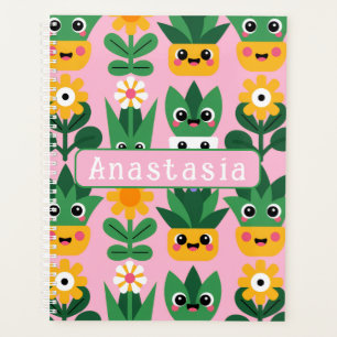 Cute Customisable Pot Plant Print Planner