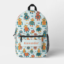 Cute Customisable Robot Print